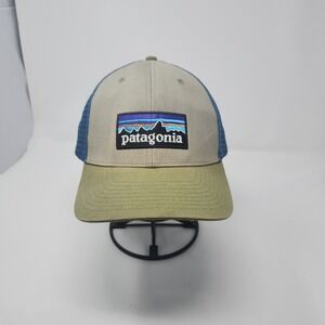 Patagonia Hat Cap Mens SnapBack P 6 Logo Mesh Trucker Hike Climb Outdoors